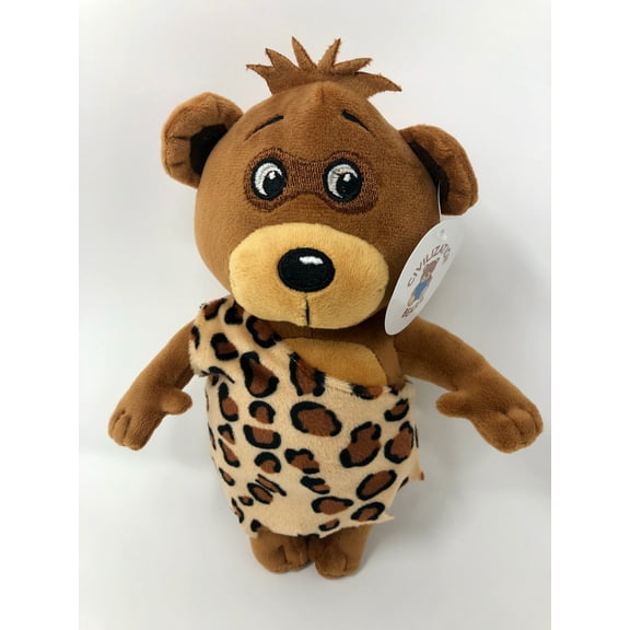Civilization Bears Prehistoric Caveman plush teddy bear 9"