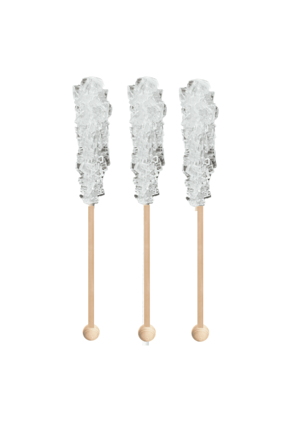 Rock Candy Swizzle Sugar Sticks 25 Count