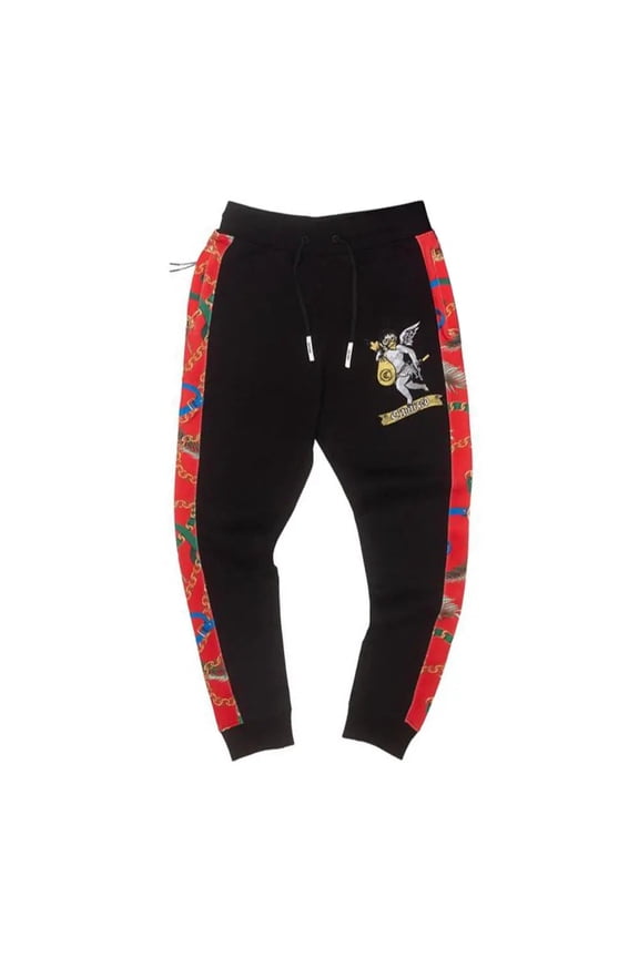 Men CIVILIZED MONEY ANGEL JOGGERS (Back Red)
