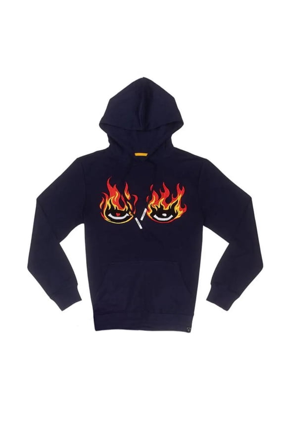 Men FIRE EYEZ HOODIE (Navy)