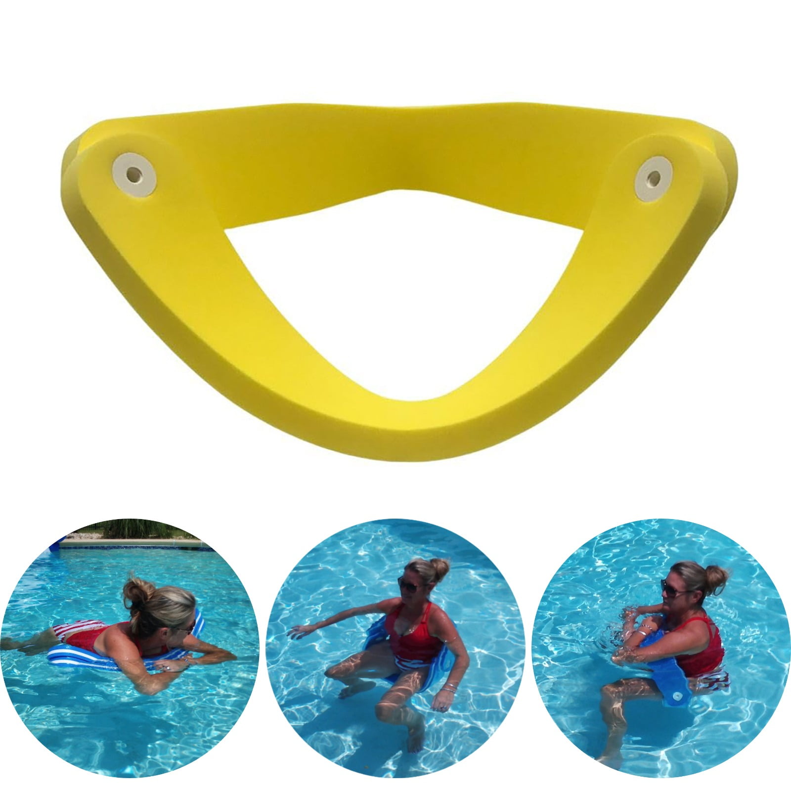 Float-N-Fold Wasserstuhl - 3-in-1 Faltbare Schwimmliege Aus Schaumstoff