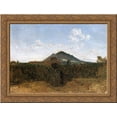 thumbnail image 1 of Civita Castellana and Mount Soracte 24x18 Gold Ornate Wood Framed Canvas Art by Camille Corot, 1 of 2