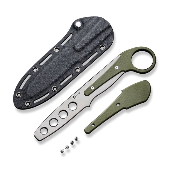 Civivi Knives Varius Trainer 22009C-2 OD Green G10 D2 Steel Fixed Blade Knife