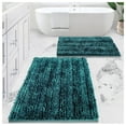 thumbnail image 1 of Civkor Bathroom Rugs, Non Slip Bath Mat for Bathroom, 16x24" and 20x31", Teal, Machine Washable, 1 of 5