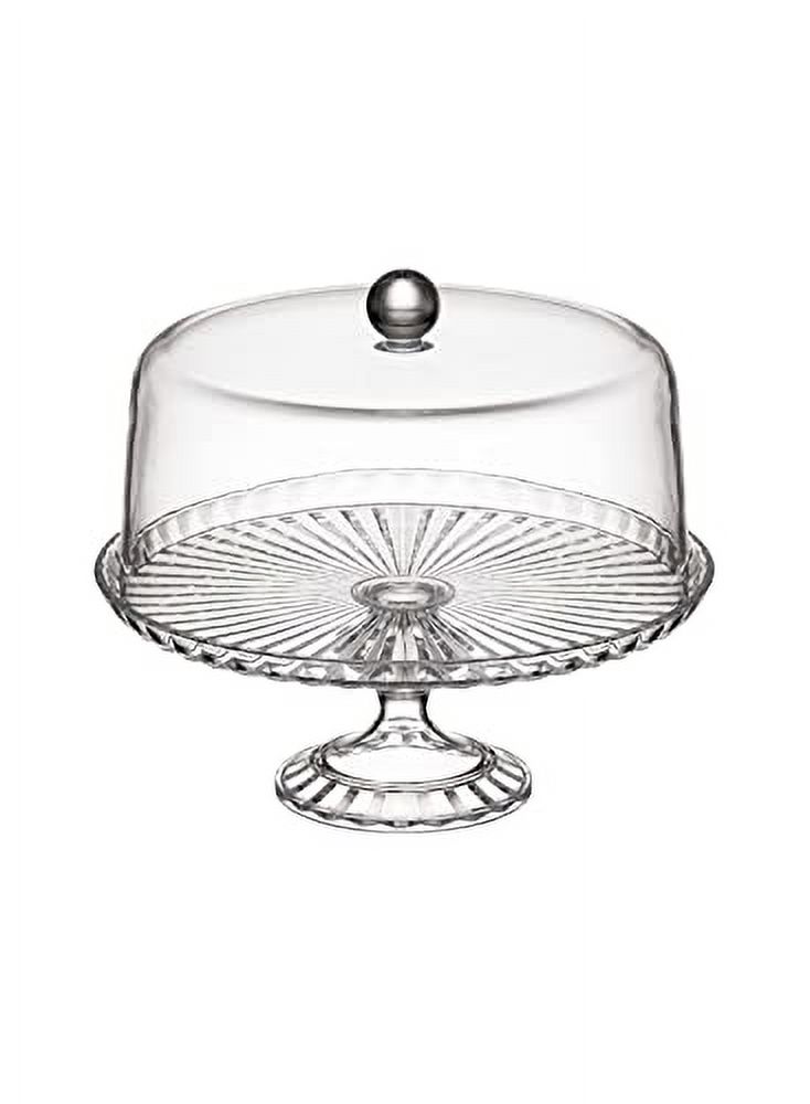 Civy Japan Cake Stand Dome Lid [No. 6 Size] Clear Plastic Cake Stand