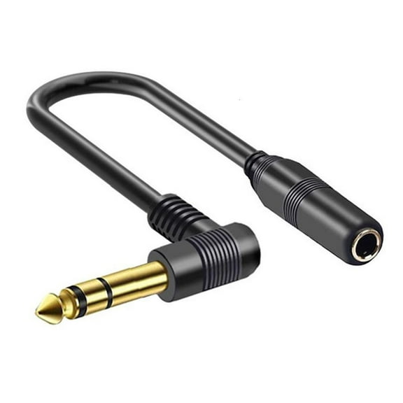 Ciwanning 1/4" Male to Female Extension Cable 6.35mm TS Guitar Extension Cable for Amplifiers and Microphones
