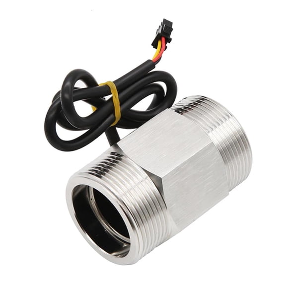 Ciwanning 1.5'' Hall Effect Liquid Water Flow Sensor Water Flowmeter Fluidmeter 5-150L/Min