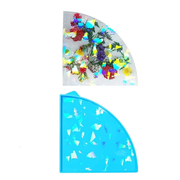 Ciwanning 1 Set Modular Table Silicone Mold DIY Display Cabinet Shape Mold Furniture Molds