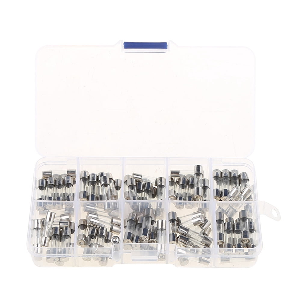 Ciwanning 100Pcs/Box 5x20mm Fast Blow Glass Assorted Mixed 10 Values ...