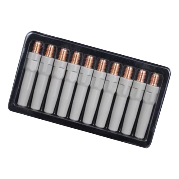 Ciwanning 10Pcs/set Welding Tip Nozzle 0.8/1.0/1.2mm Welding Tips For Industrial Manufacturing Metal Processing