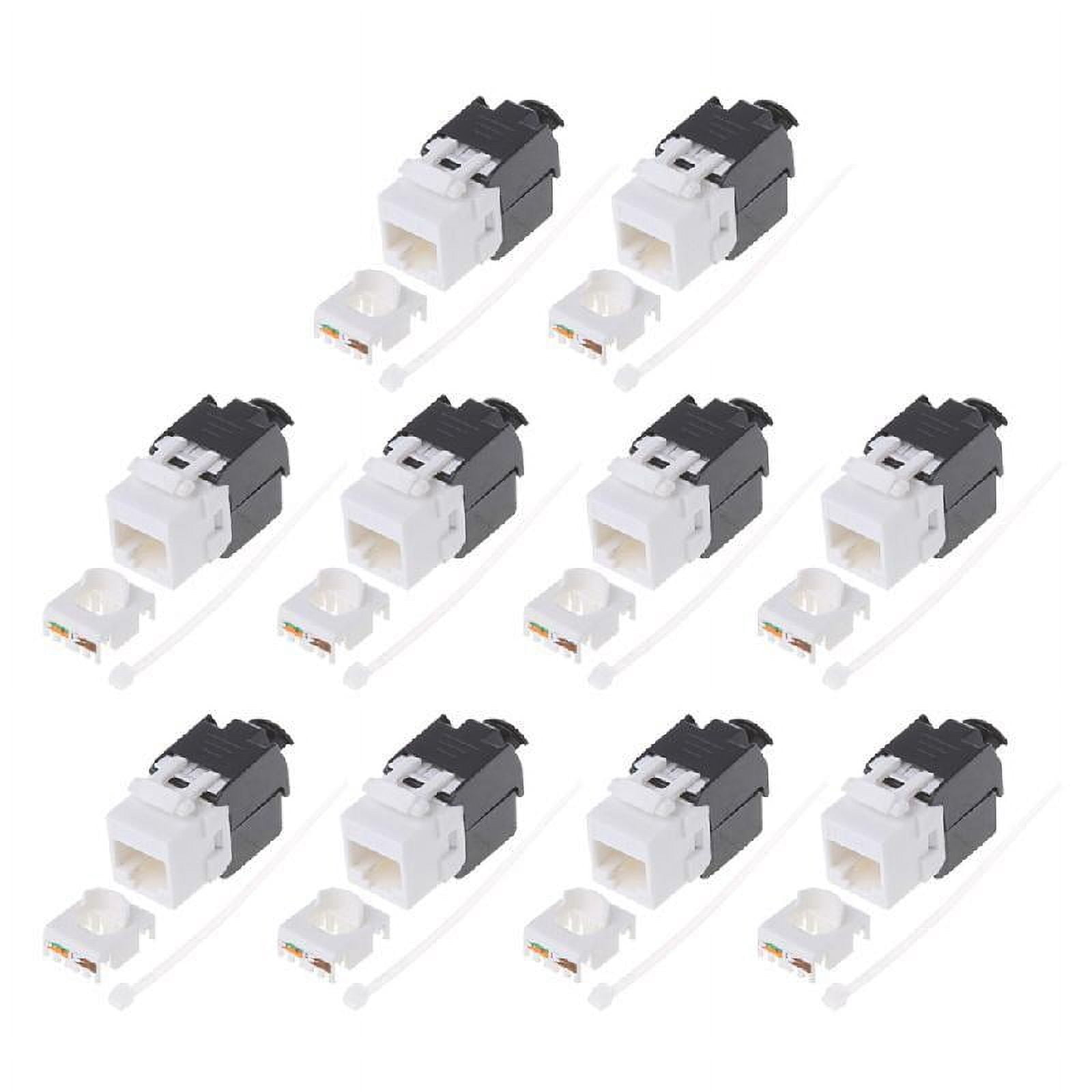 Ciwanning 10pcs CAT6 UTP Module Tool-free RJ45 Connector Cable Adapter ...