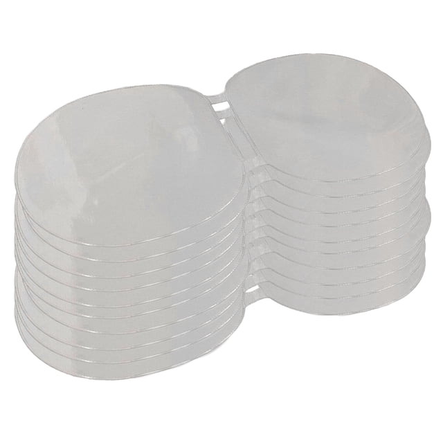 10-Pack Table Tennis Racket Protective Film - Clear PVC Adhesive Sheets To Prevent Scratches & Wear