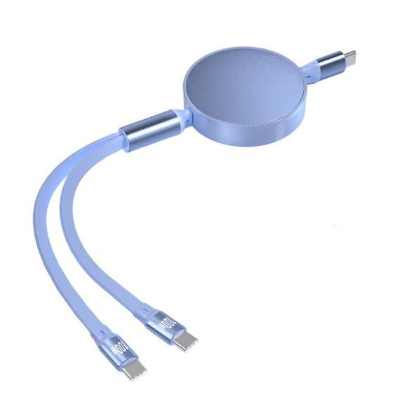 Ciwanning 120cm Charging & Data Sync Extender Cord Wire 100W 480mbps Stretchable