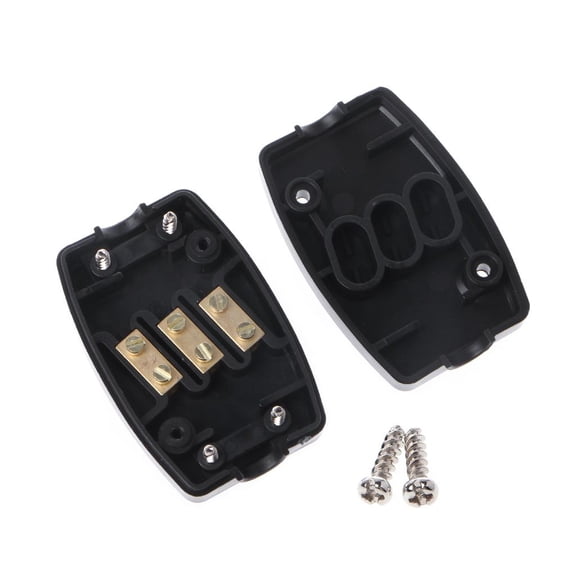 Ciwanning 13A InLine Connector Box 3 Terminal Join Cable Wire Mains Electrical Joiner