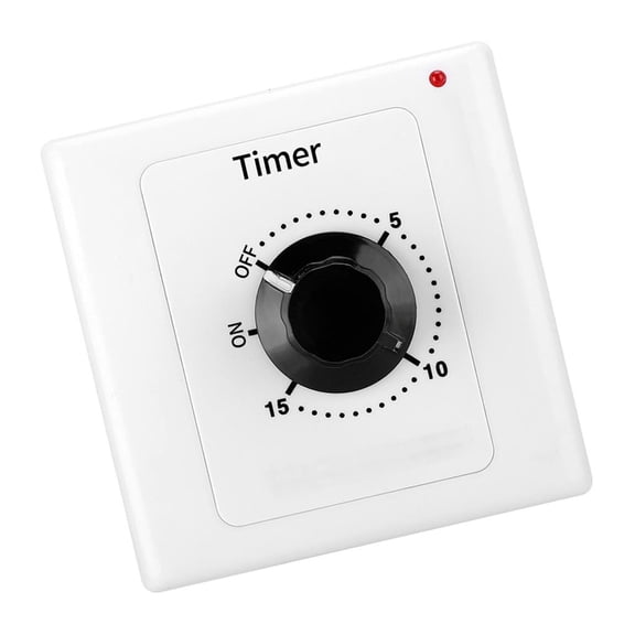 Ciwanning 15A 86 Panel Mechanical Countdown Timer Switches for Fan, Water Heaters, Pump