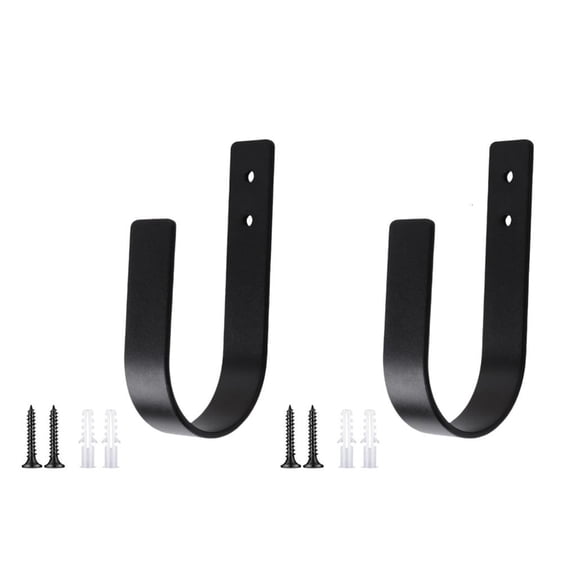 Ciwanning 2 Pack Curtain Tiebacks Curtain Holdbacks U Shaped Curtain Hooks Curtain Pull Backs Tie Backs Wall Mount Curtain Holder