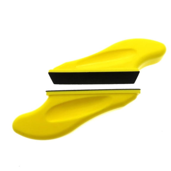 Ciwanning 2 Pcs Practical Hand Sanding Block PU Comfortable Grip Abrasive Tools Sanding Disc Holder for PolishingW00dFurniture