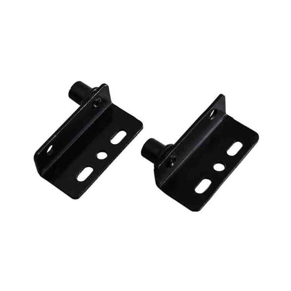 Ciwanning 2 Pieces/Lot Black Furniture Cabinet Pivot Door Hinge Hinges With Bushing Flap Turn Swing Panel 1.0x40x14MM
