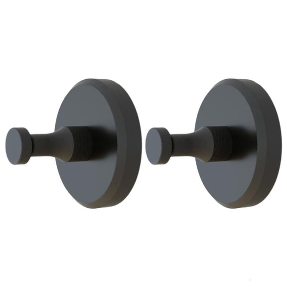 Ciwanning 2pcs Sturdy Stainless Steel Adhesive Hook Portable for Home Organization