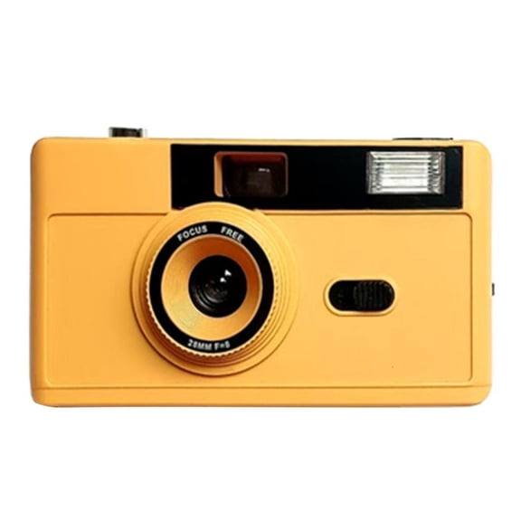 Ciwanning 35mm Camera Not Disposable Reusable Camera 135 Film Fool Student Retro Film Film Machine With Flash Light for Travel