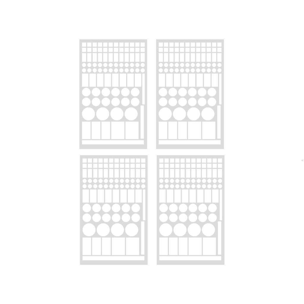 Ciwanning 4 Sheets Light Blocking Decal for Electronics LED Indicators ...