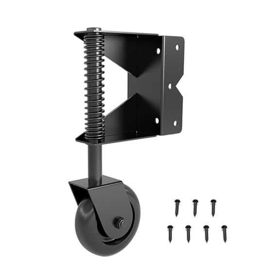 Ciwanning 4inch Spring Loaded Gate Caster Fence Door Roller Slider Fence Door Hardware