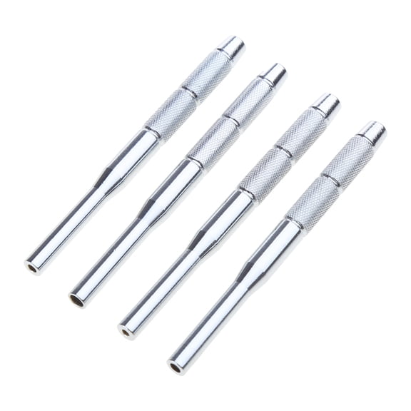 4pcs/set Stainless Steel Multi Size Hollow End Roll Pin Tool Starter Punch Kits