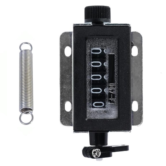 Ciwanning 5/6 Digit Manual Counter Industrial Punch Counting Device 0-99999/0-999999