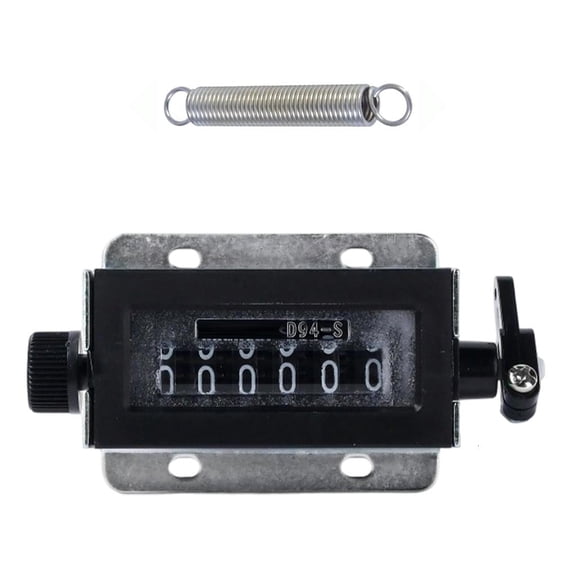 Ciwanning 5/6 Digit Manual Counter Industrial Punch Counting Device 0-99999/0-999999