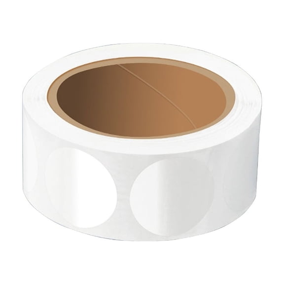 500Pcs Clear Round Seal Sticker Self-Adhesive PVC Sticker Wrapping Labels for Seal Envelopes Card Mailing Box Packaging