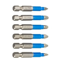 Ciwanning 6/12Pcs PH2 Crossed Screwdriver Set Magnetic Rustproof Impacts Drill Bit Steel Nonslip Hard Screwdriver