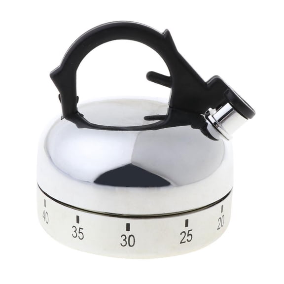 Ciwanning 60 Counting Teapot Shaped Kitchen Cooking Alarm Clock Timer Mechanical