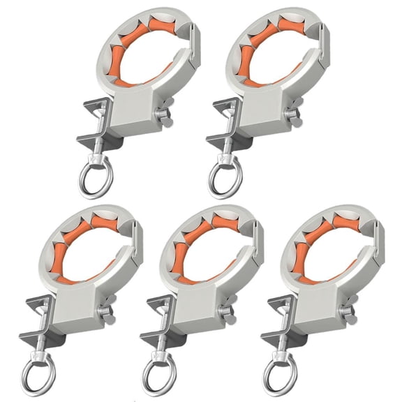 Ciwanning 65mm Large Opening Bridge Cable Pulling Tool with Smooth Spindles Roller & 330 Degree Adjustable Strong Steel Clamp