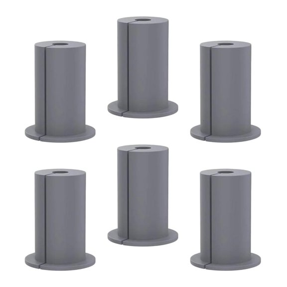 Ciwanning 6Pcs Cable Routing Kits Rubber Wall Bushing Grommet Universals Cable Management Wire Organizers Cable Protections Sleeve
