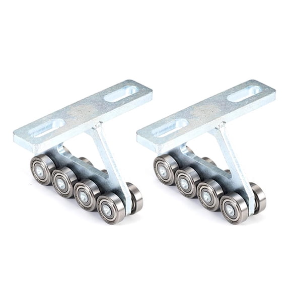 Ciwanning 8 Wheel Trolley Assembly Rollers for Taller Strut Two Bearing Trolley Assembly