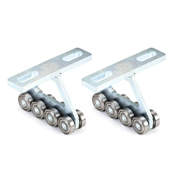 Ciwanning 8 Wheel Trolley Assembly Rollers for Taller Strut Two Bearing ...