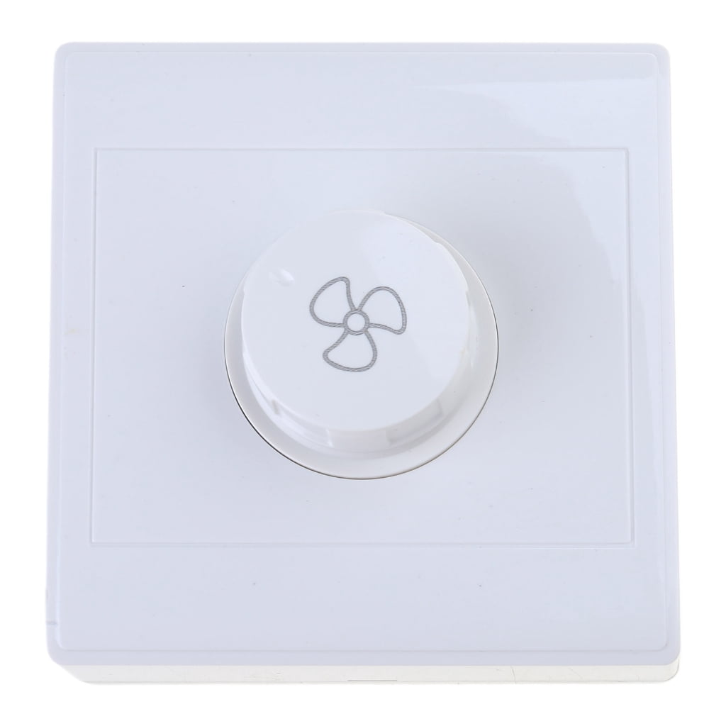 Ciwanning 86 Type Ceiling Fan Speed Surfaces Mount Fan Speed Rotary Switching Control Button Stepless Adjustment