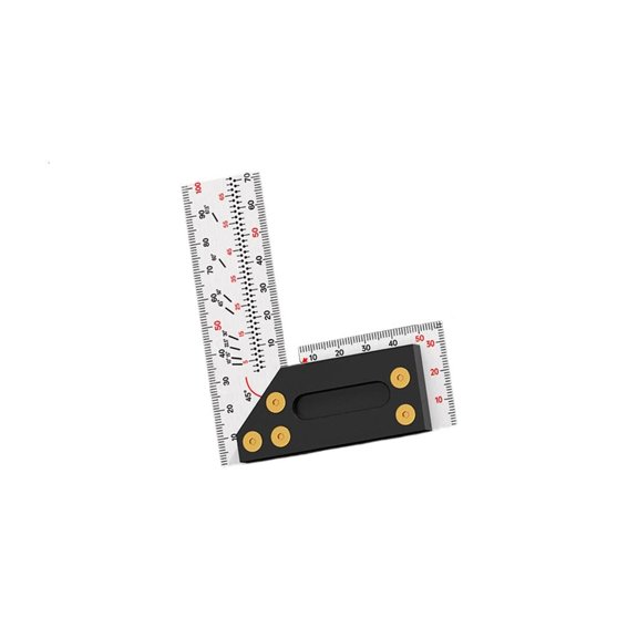 Ciwanning Accurate Right Angles Rulers Tool with Strong Construction for Professional Use