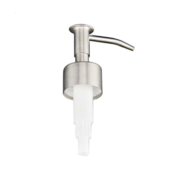 Ciwanning Stainless Steel Soap Dispenser Pump Head Replacement Lotion Dispenser Press Head for Bathroom and Kitchen Liquid Bottles