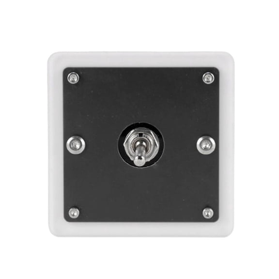Ciwanning Acrylic Single/Double Control Toggles Switches Panel Plate Push Button Vintage Switches Cover for Home Office Decors