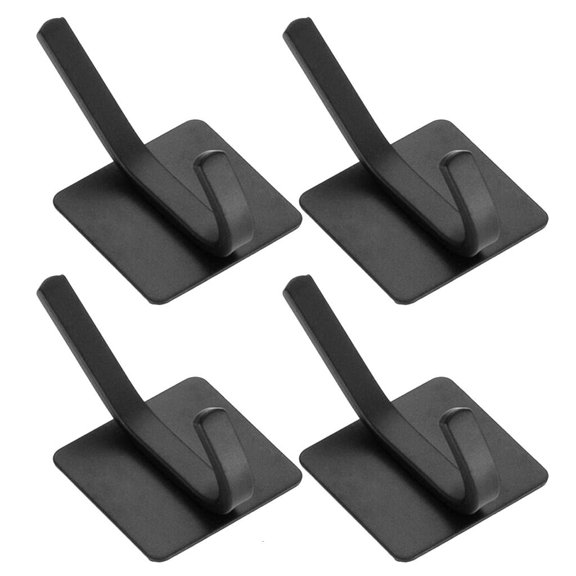 Ciwanning Adhesive Sticky Hooks Extras Strong Hanger for Hanging Bathroom Tower Coat Robe Hook Wall Mounted Kitchen Hallway Hooks