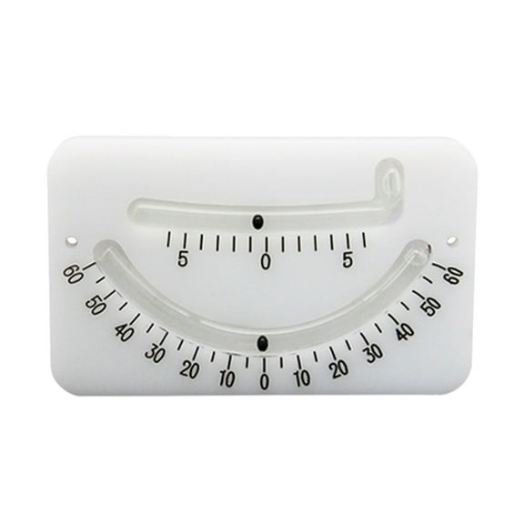 Ciwanning Advanced Nauticals Inclinometer With Wide Angles Viewing Night Ready for Yacht Navigation Maintenance Accurate Readings