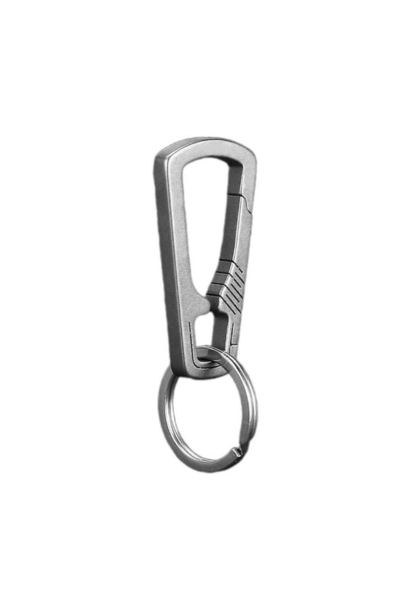 Alloy Carabiner Keychain Clip Buckle Outdoor Keychain with Keys Rings Quick Release Hooks Keychains Tools