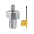 thumbnail interactive-video image 1 of Dog Hole Chamfer Reamer Tool - T10 Alloy Blade, 9mm Hex Shank For 19mm/20mm Woodworking Dog Holes, Polished Finish 1 of 6