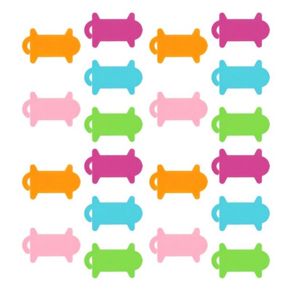 Ciwanning Bright Polymer Cord Sorter For Wire Management Assorted Hues Solid Construction