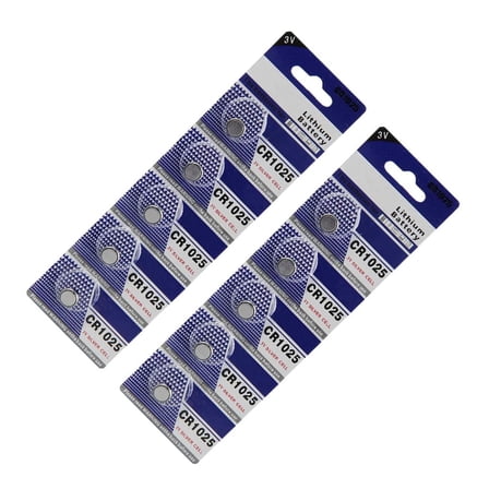 Ciwanning Quality Metal Button Batteries CR1025 3V Lithium Battery for Everyday Use