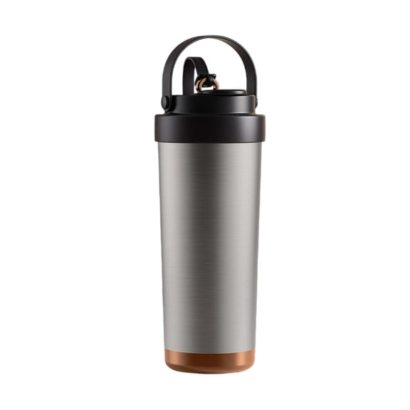 Ciwanning Ceramic Coated Insulated Stainless Steel Mug 750ml Capacity Spill proof Straw Cup for Cold Drink and Hot Beverages