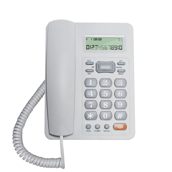 Ciwanning Clear Caller Display Telephone Set 8207CID For Business And Residential Use Plugs Play Not Requie Battery