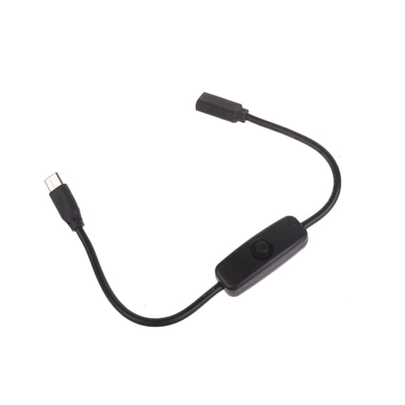 Ciwanning Convenient Type C Charging Extension Cord On Off Button for Phones USB Devices