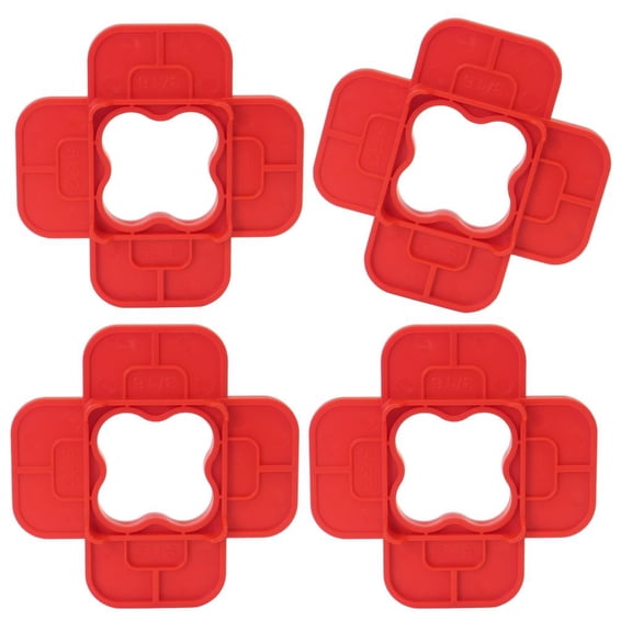 Ciwanning Deck Spacer Tool ABS 4 Thicknesses Deck Board Spacers 1/16", 1/8", 3/16", 1/4"
